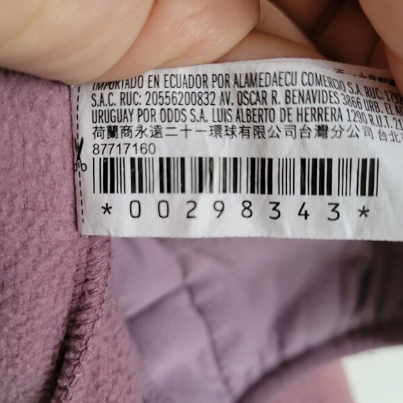 Forever 21 Purple Fleece Full Zipper Drawstring Long Sleeve Cozy Jacket Size XS - Picture 8 of 10